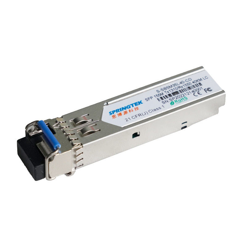 SM LC DFB DOM Optical Transceiver Module de SFP BIDI 40km 1310/1550nm 155M d'Ethernet
