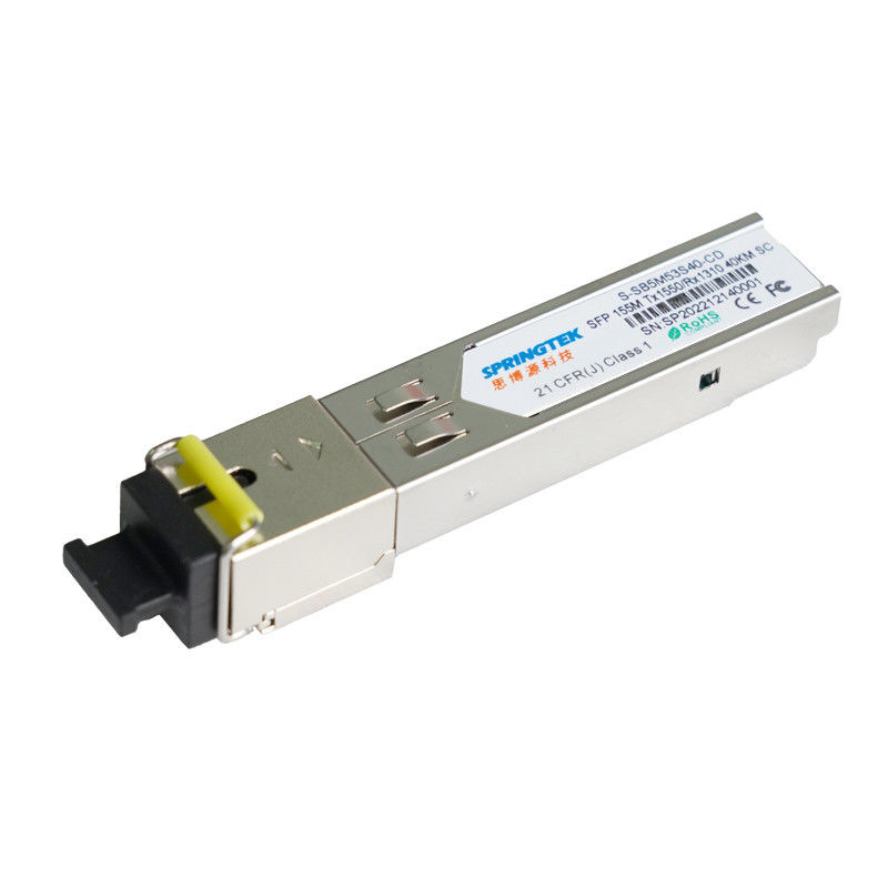 module optique compatible d'émetteur-récepteur de Sc DDM du module TX1550nm/RX1310nm 40KM de 155M BIDI SFP Cisco