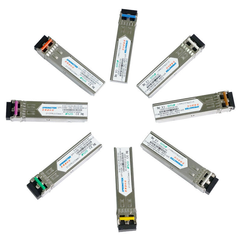 ZR compatible ZR+ de 1.25G CWDM1270~1610nm Transceive SFP LC ER avec le module optique de DDM
