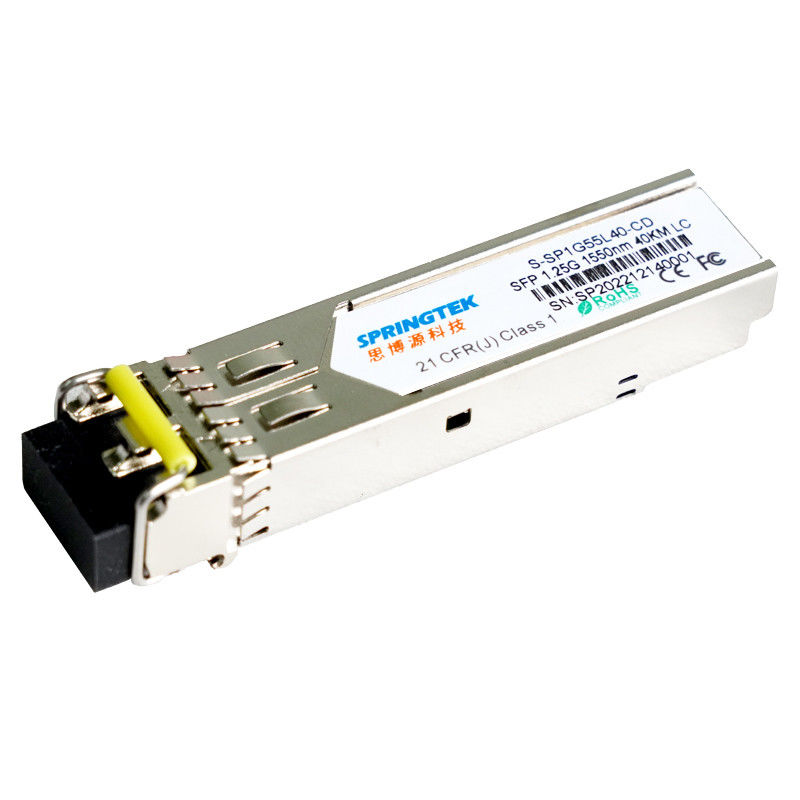 Module optique d'émetteurs-récepteurs de SFP 1.25G 1550nm 40km LC SMF avec le genévrier compatible de DDM