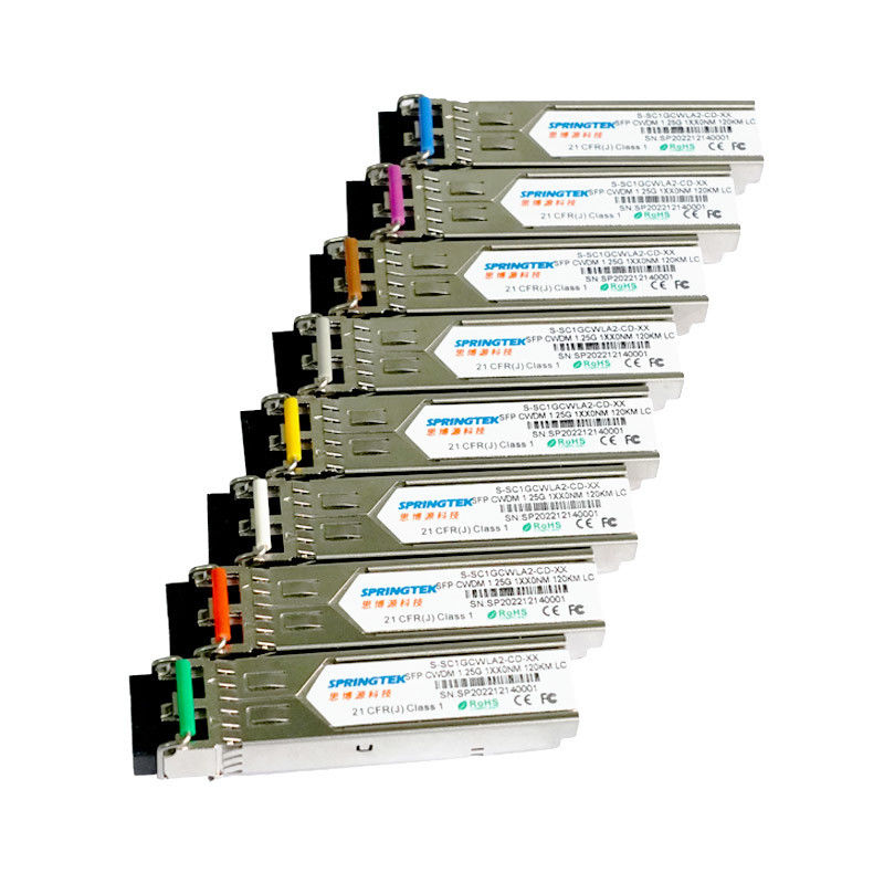 OEM Cisco 1270~1610nm compatible LC 1.25Gbps 120km CWDM SFP avec le module d'émetteur-récepteur de DDM