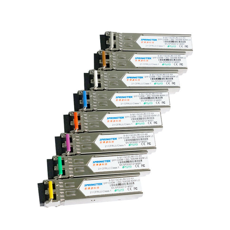 ZR compatible ZR+ de 1.25G CWDM1270~1610nm Transceive SFP LC ER avec le module optique de DDM