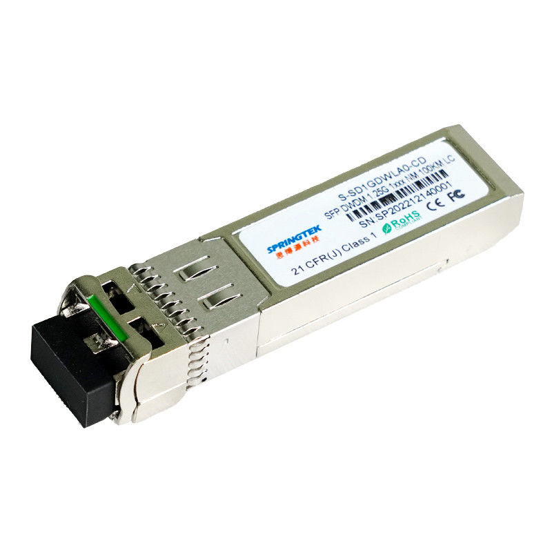 brocard 1.25Gbps/Cisco compatible/module optique émetteur-récepteur du genévrier DWDM C17~C61 100km SFP