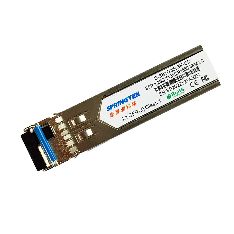 module compatible de 1.25G SFP 3km BIDI TX1310nm/RX1550nm LC avec le module optique d'émetteur-récepteur de DDM